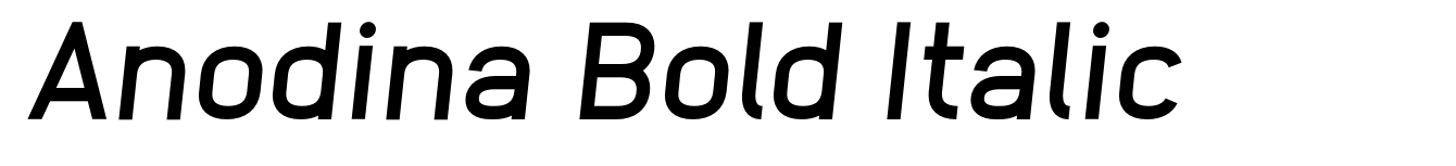 Anodina Bold Italic